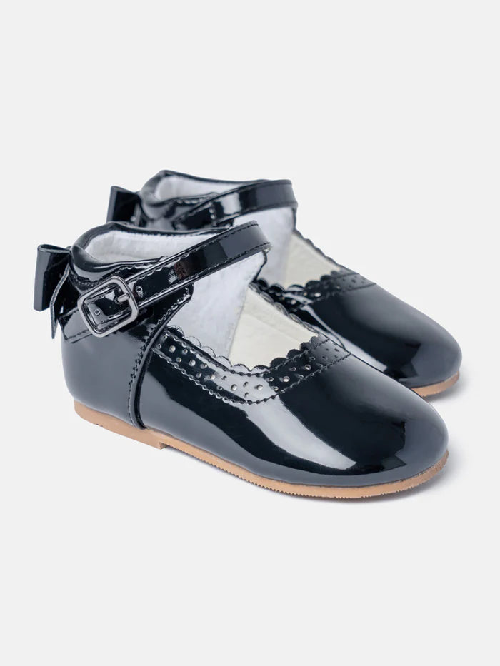 Black Bow Shoes