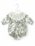 Sage Green Teddy Romper