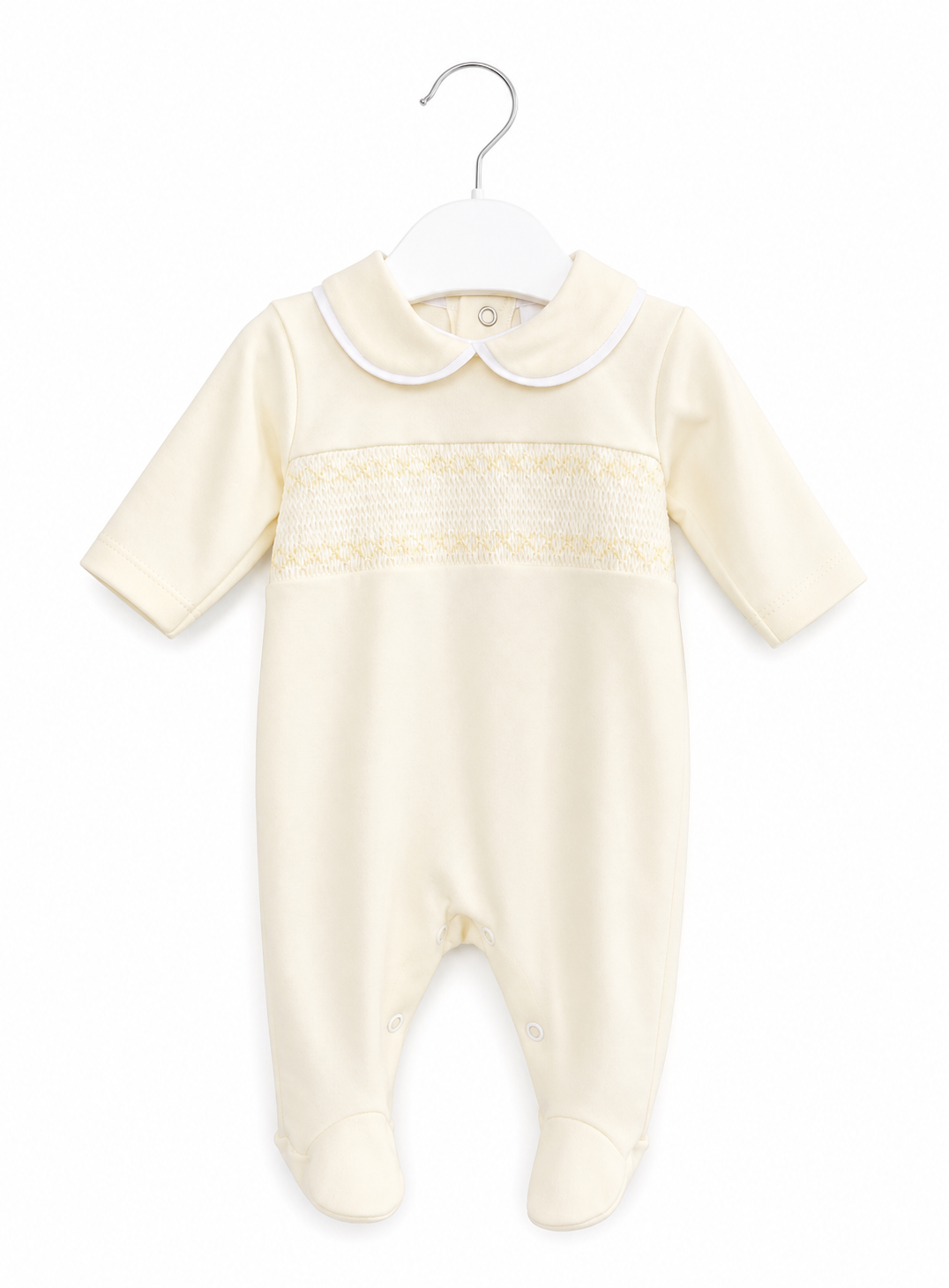 Lemon Smocked Babygrow