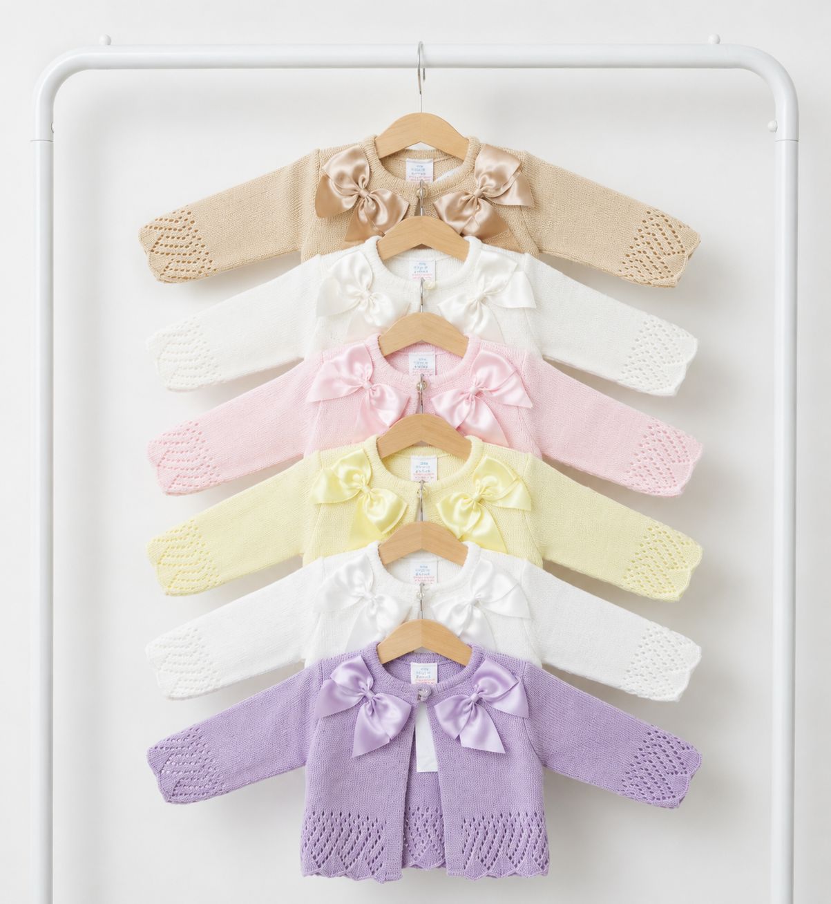 Double Bow Girls Cardigans
