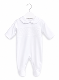White Smocked Babygrow