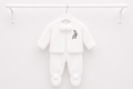 White & Grey Peter Rabbit Pom Pom Suit