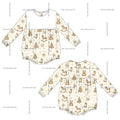 *PRE ORDER** Beige Christmas Romper - READ DESCRIPTION