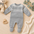 Grey/ White Fairisle 2 piece set