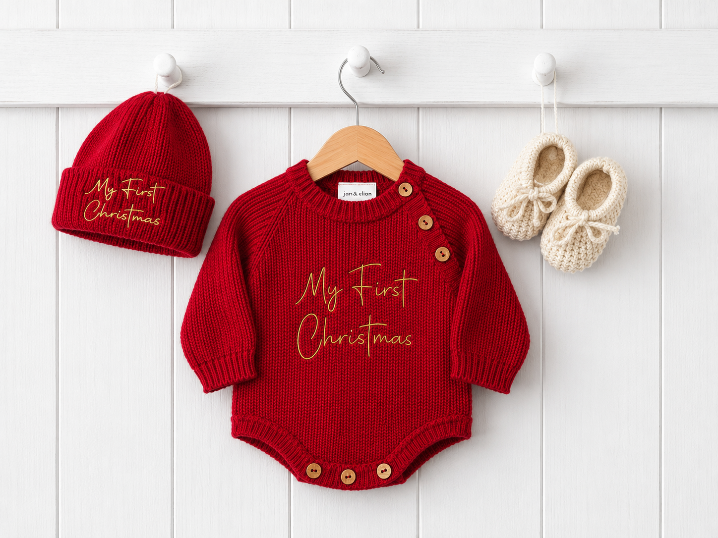 *PRE ORDER* Dandelion Christmas Romper Gift Set