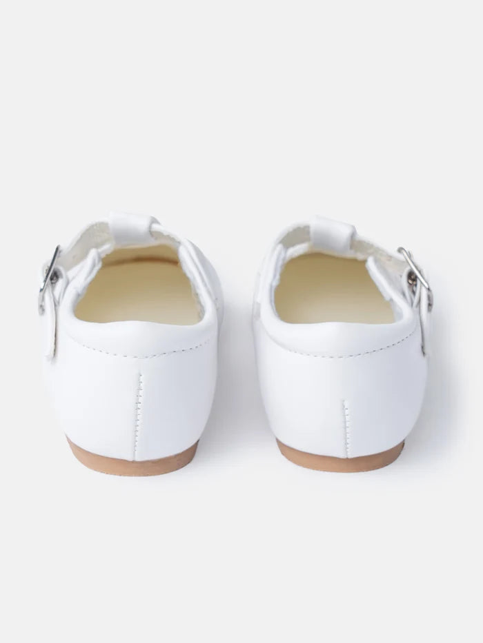 White T-Bar Shoes