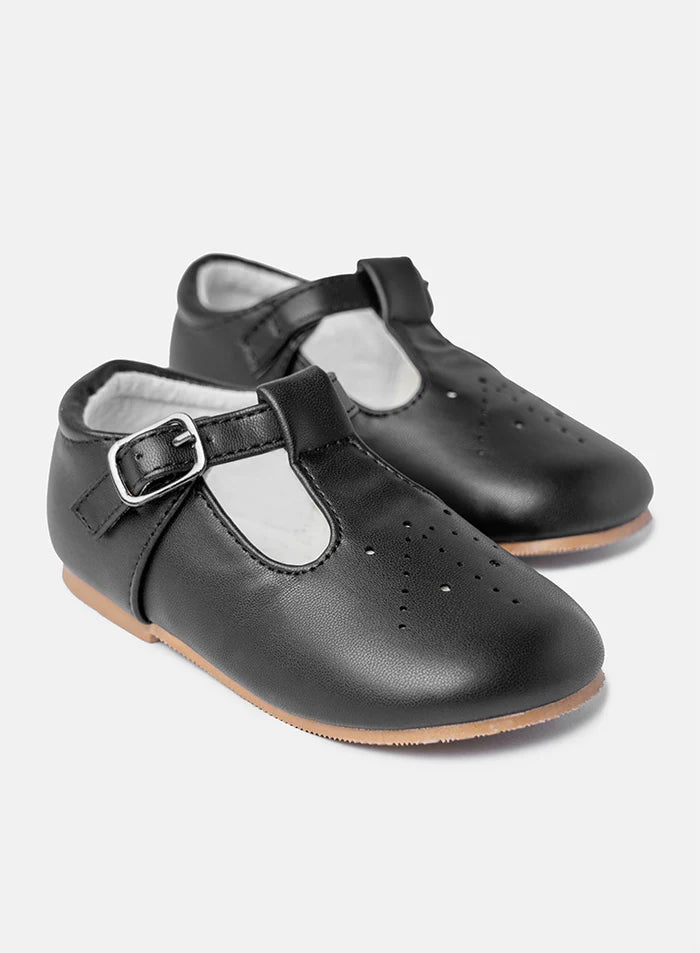 Black T-Bar Shoes