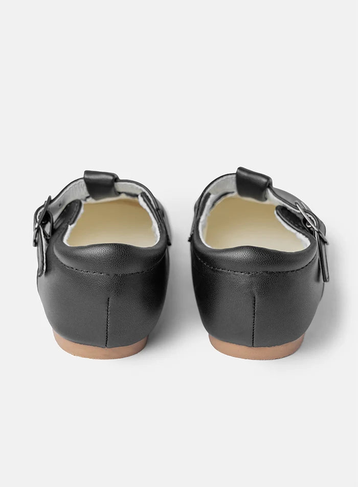 Black T-Bar Shoes