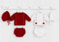 Knitted Christmas Pom Set