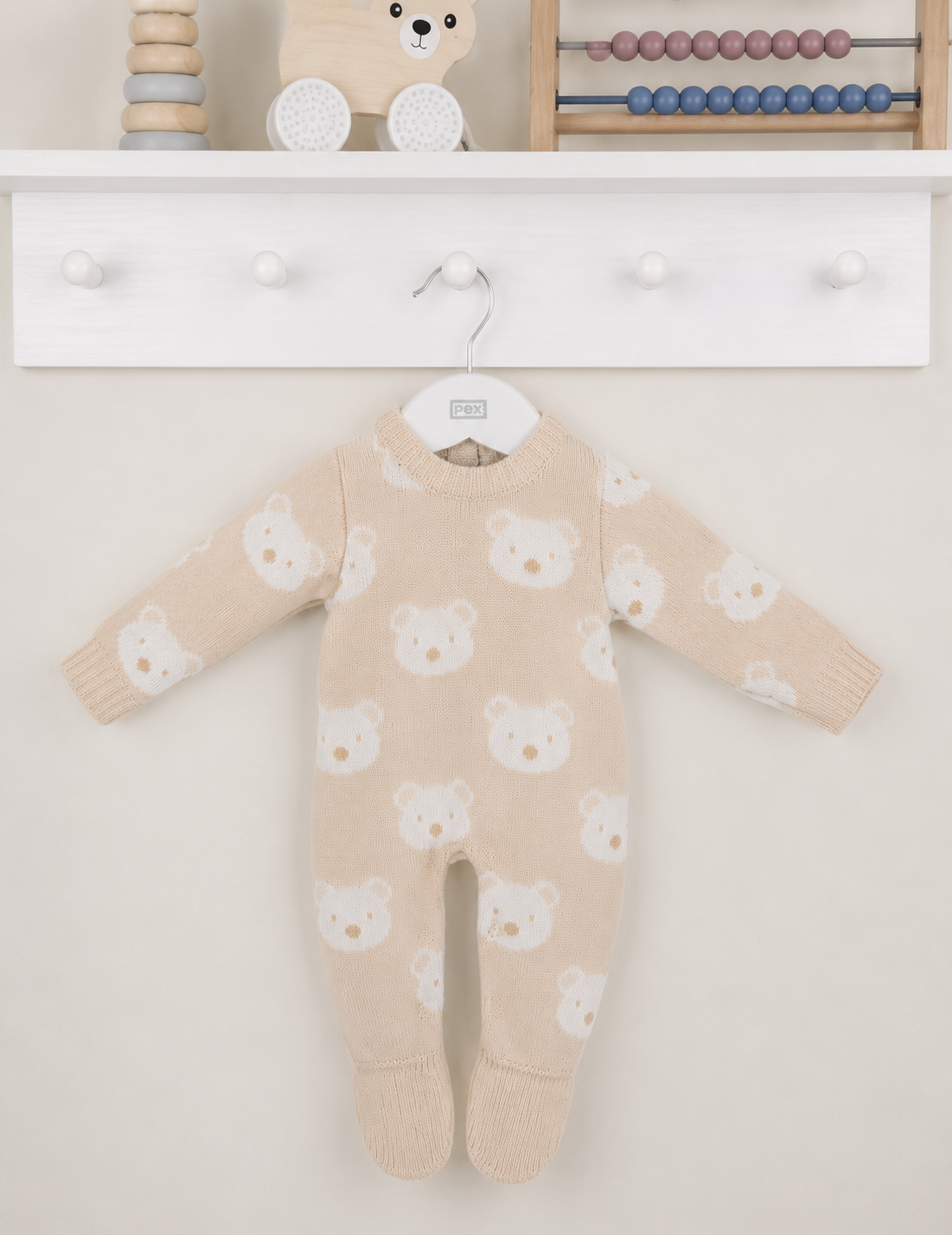 Beige Benny Babygrow