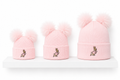 Peter Rabbit Double Pom Hat - Pink