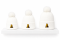 White Pooh Bear Single Pom Hat