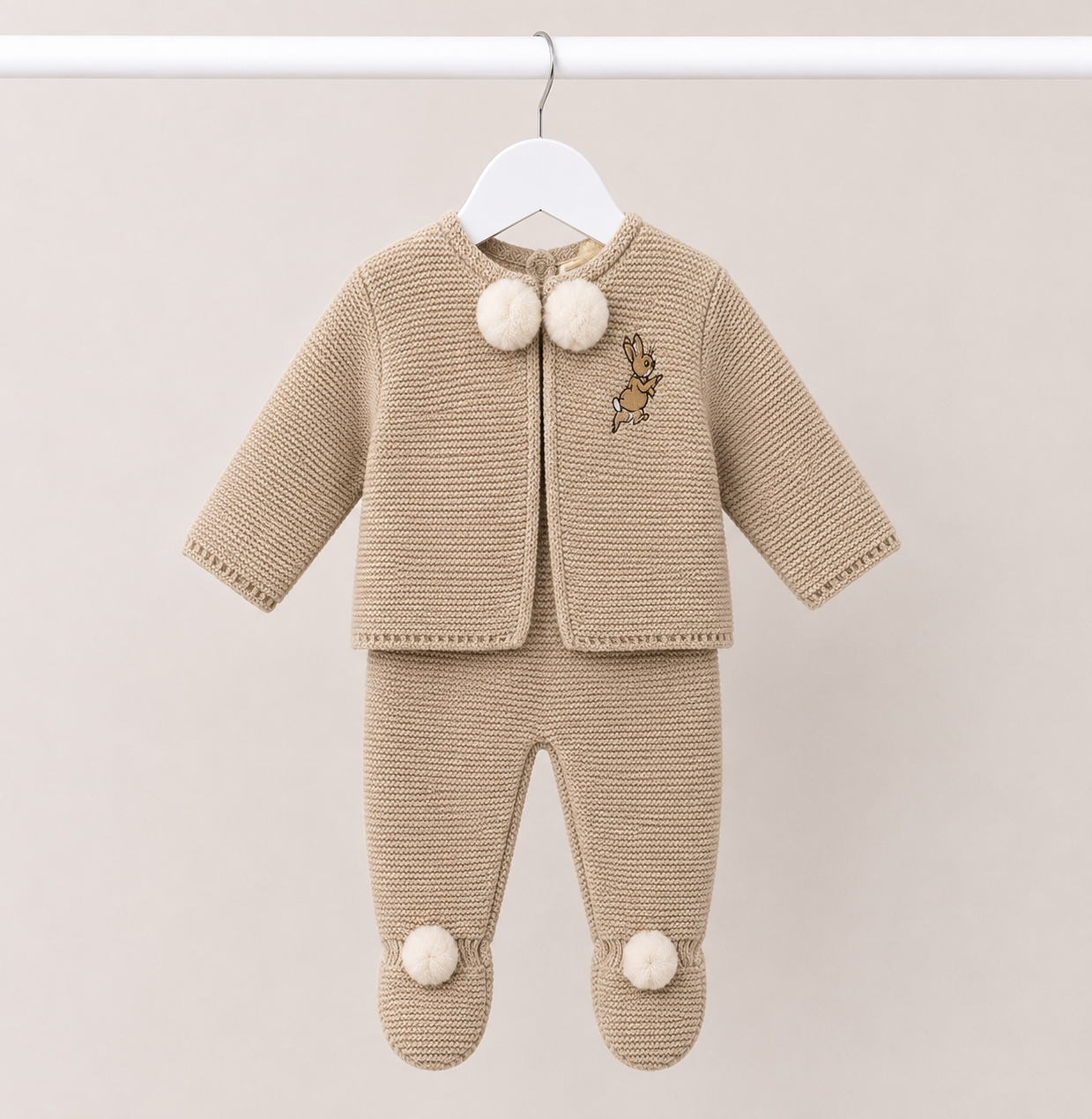 Beige Peter Rabbit Pram Suit