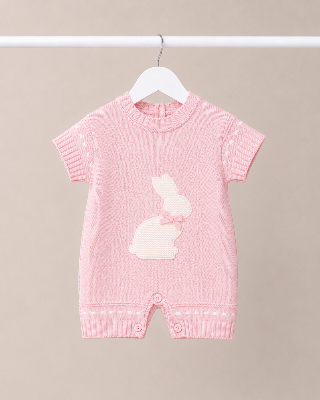 Pink Bunny Romper