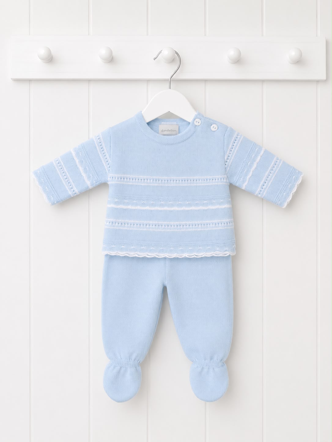 Knitted blue Set
