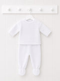 White Knitted set