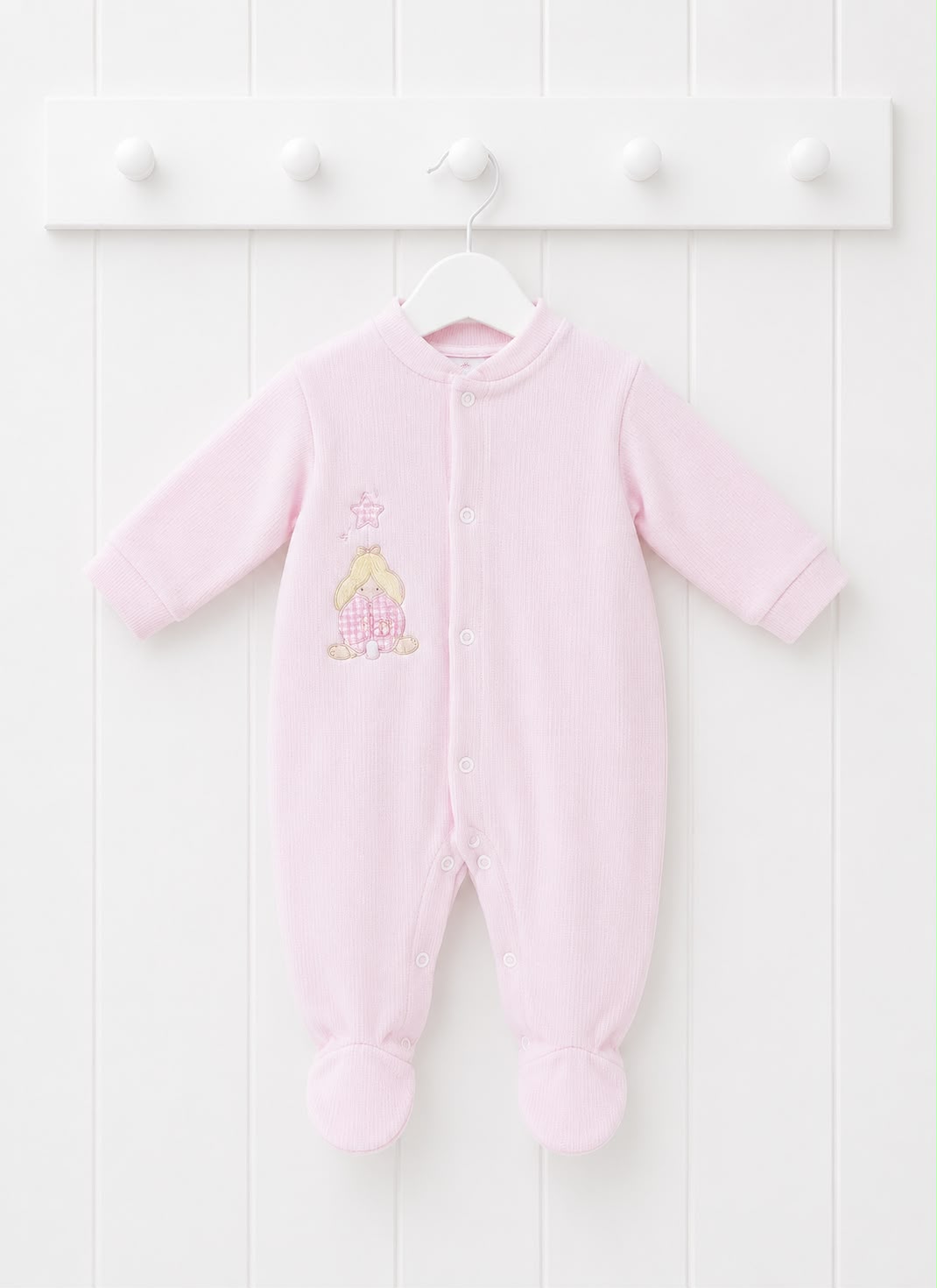 Pink Rabbit Babygrow