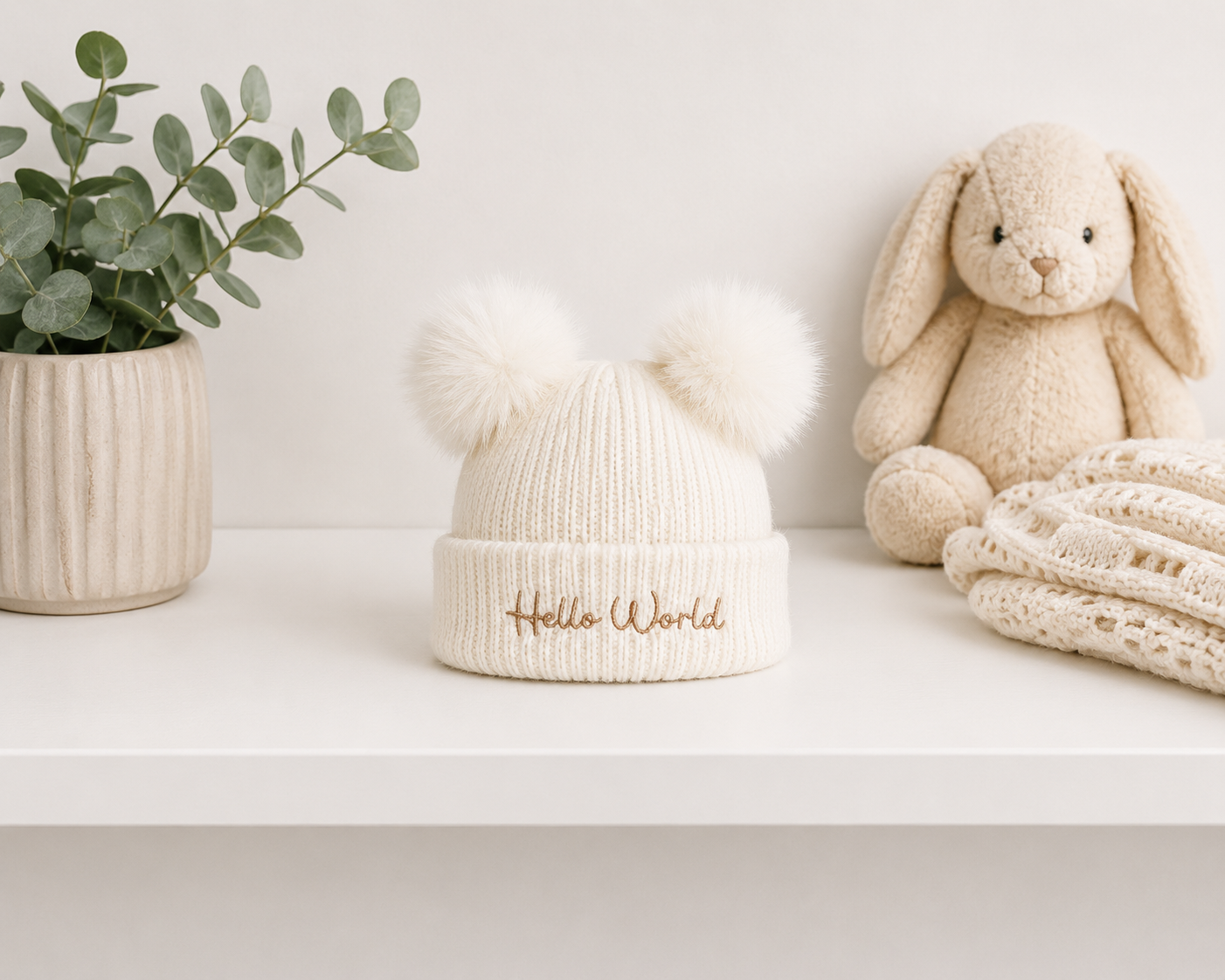 Hello World - Double Pom Hat