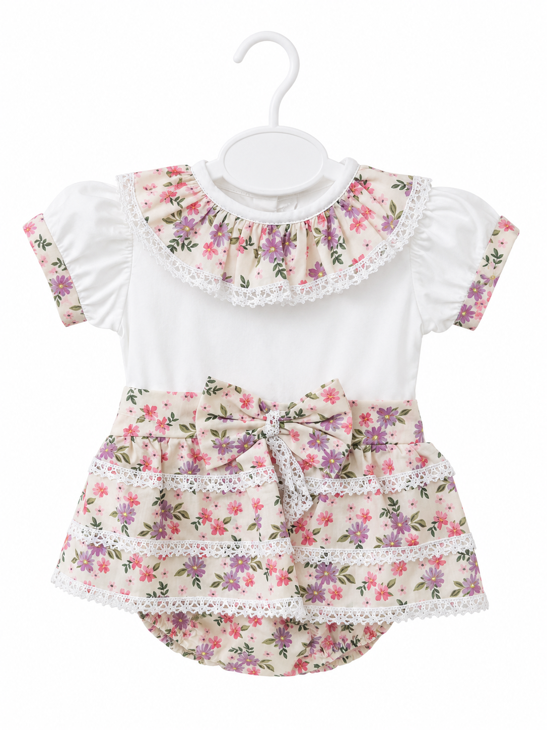 Floral 2 piece Spanish Romper