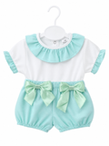 Mint Spanish Top and Short Set