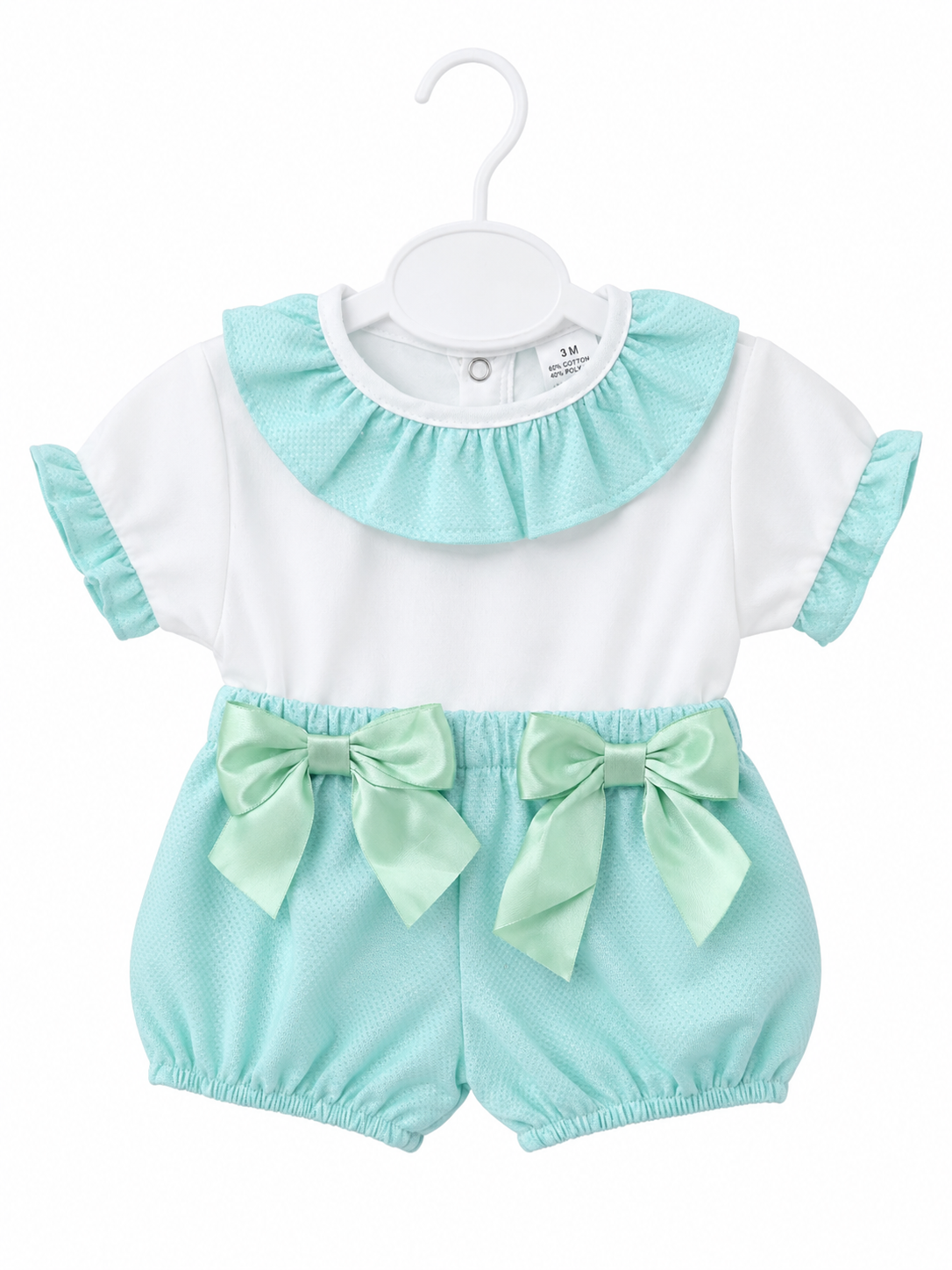 Mint Spanish Top and Short Set