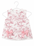 Spanish Pink safari-themed Top and Pants Set