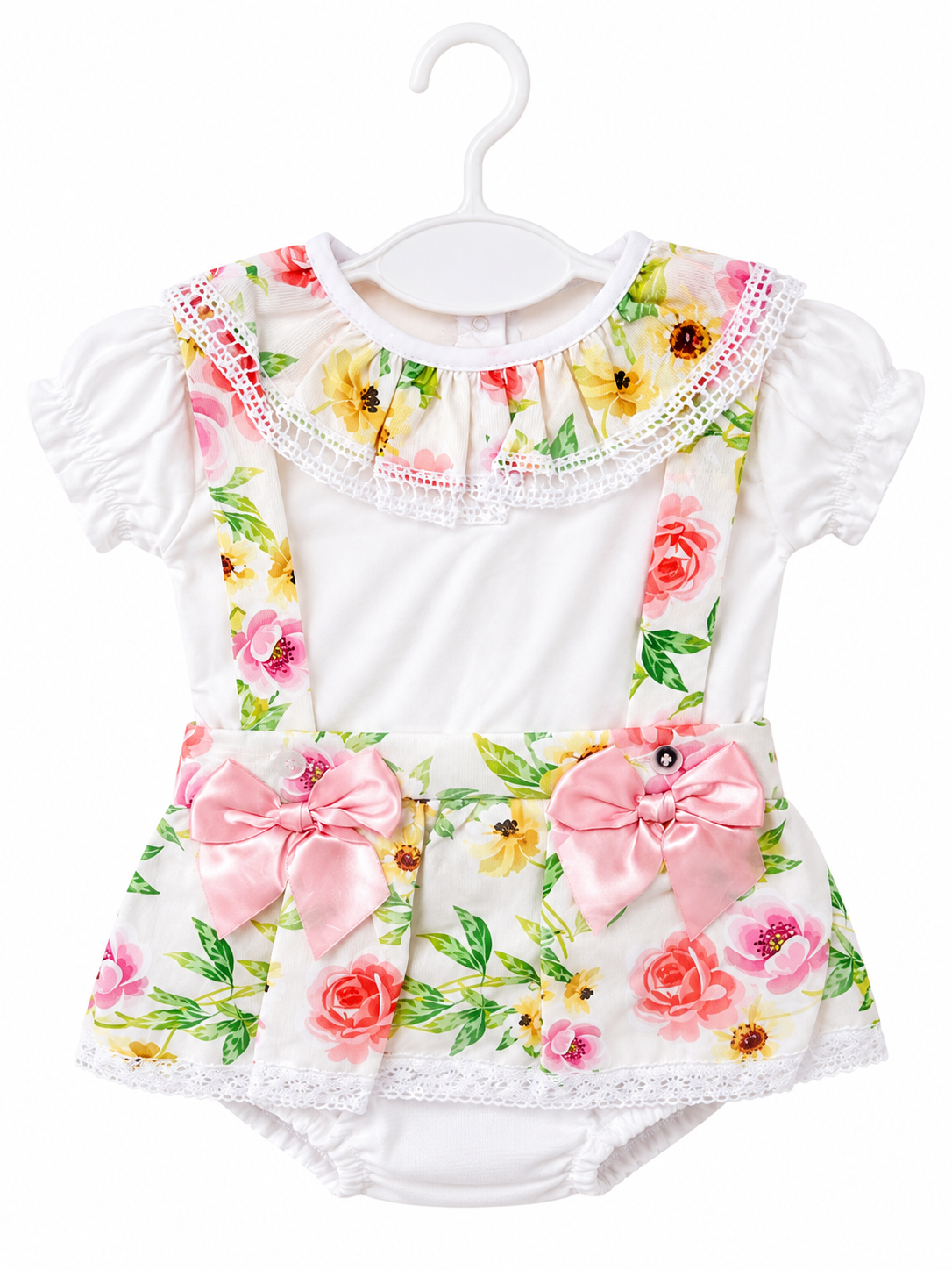 Spanish Floral Romper Set