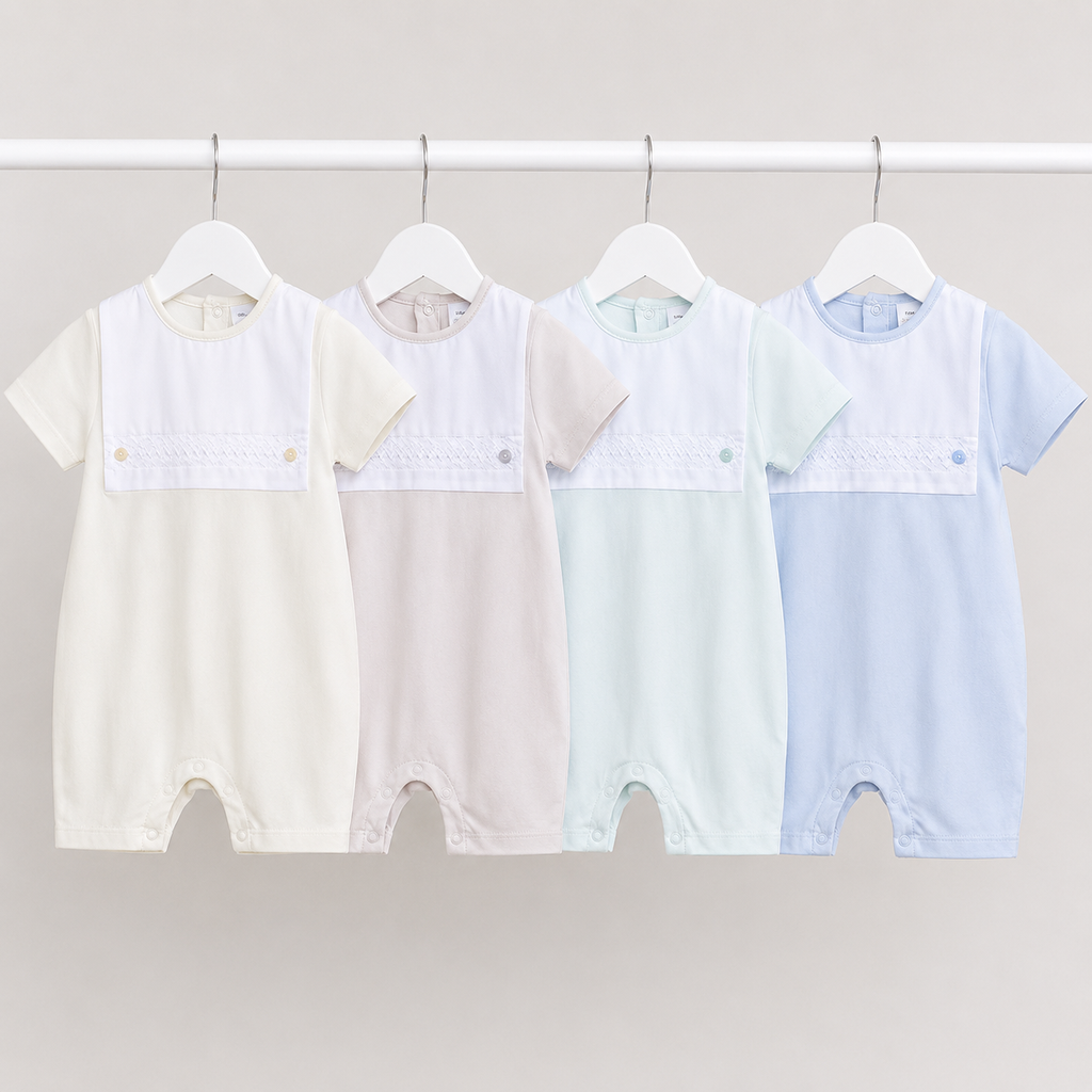Square Collar Romper