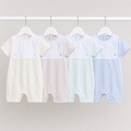Square Collar Romper