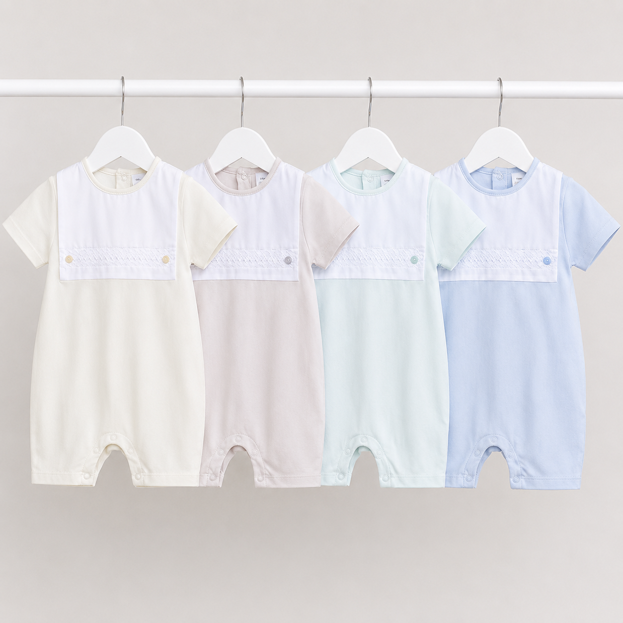 Square Collar Romper