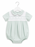 Mint Dotted Romper