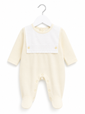 Lemon square Collar Babygrow
