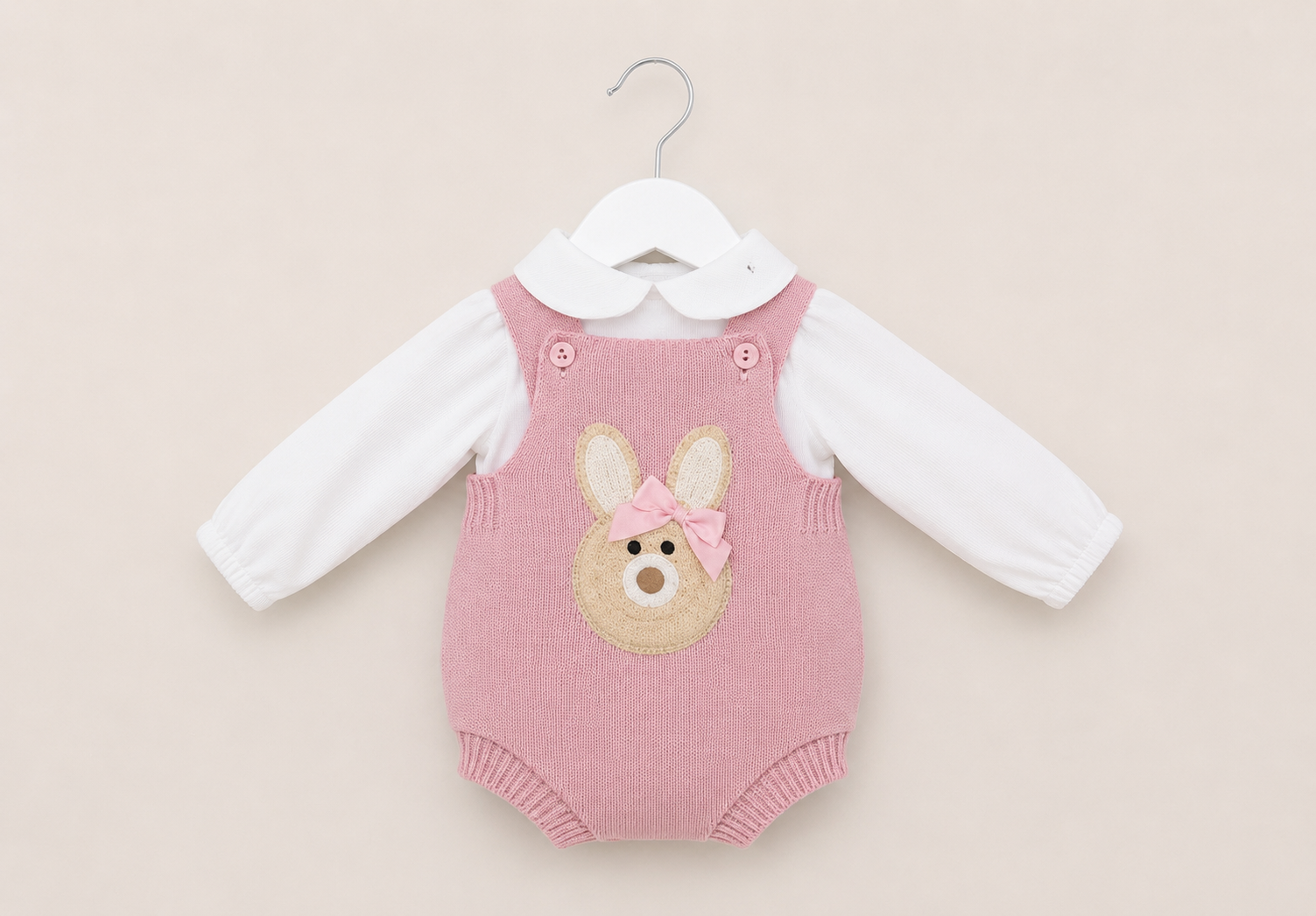 Dusky Pink Bunny Outfit