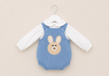 Dusky Blue Bunny Outfit