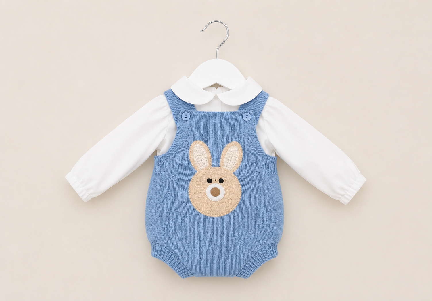 Dusky Blue Bunny Outfit