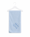 Blue Hello World Blanket