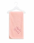 Pink Hello World Blanket