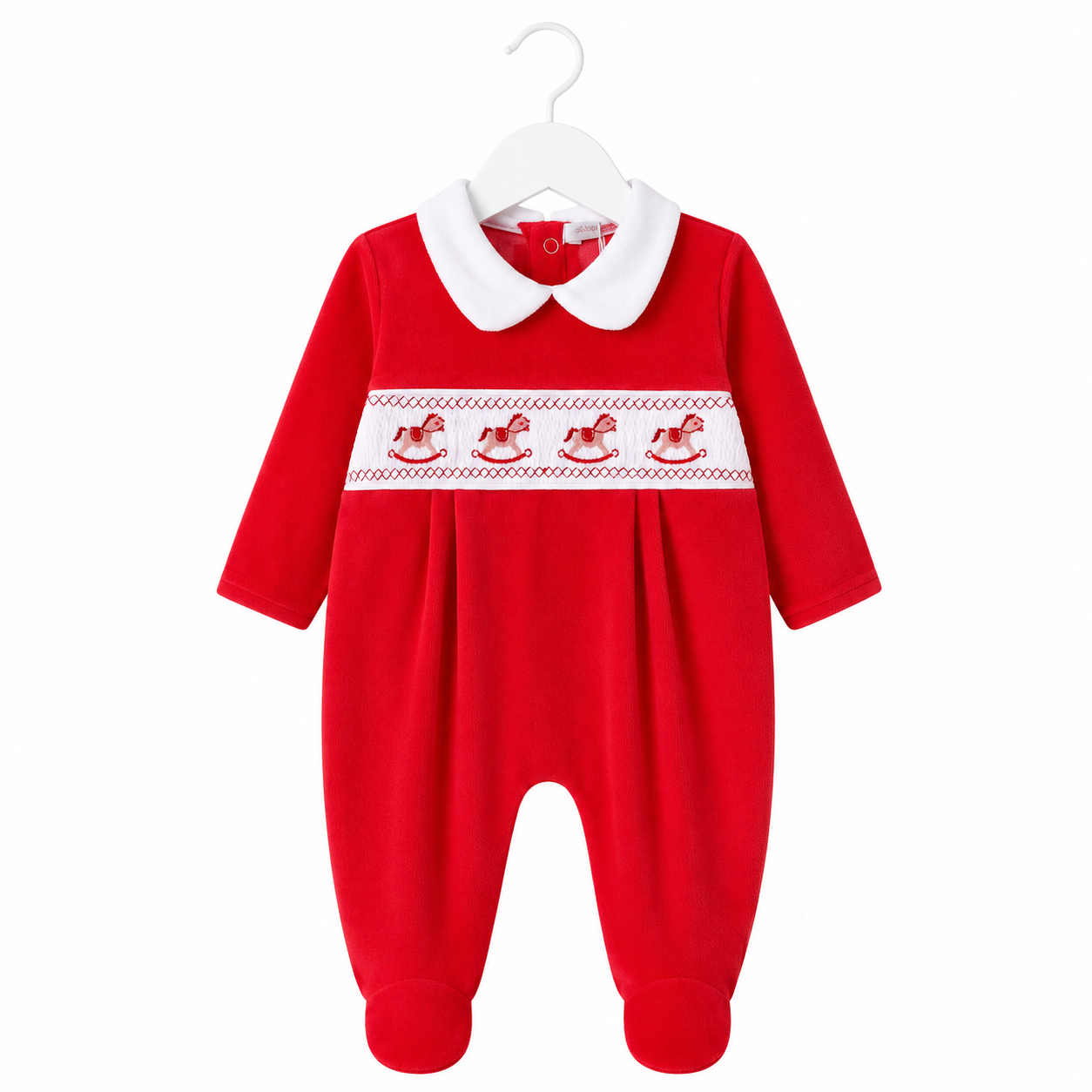 Red Rocking Horse Babygrow