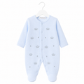Blue Crown Babygrow