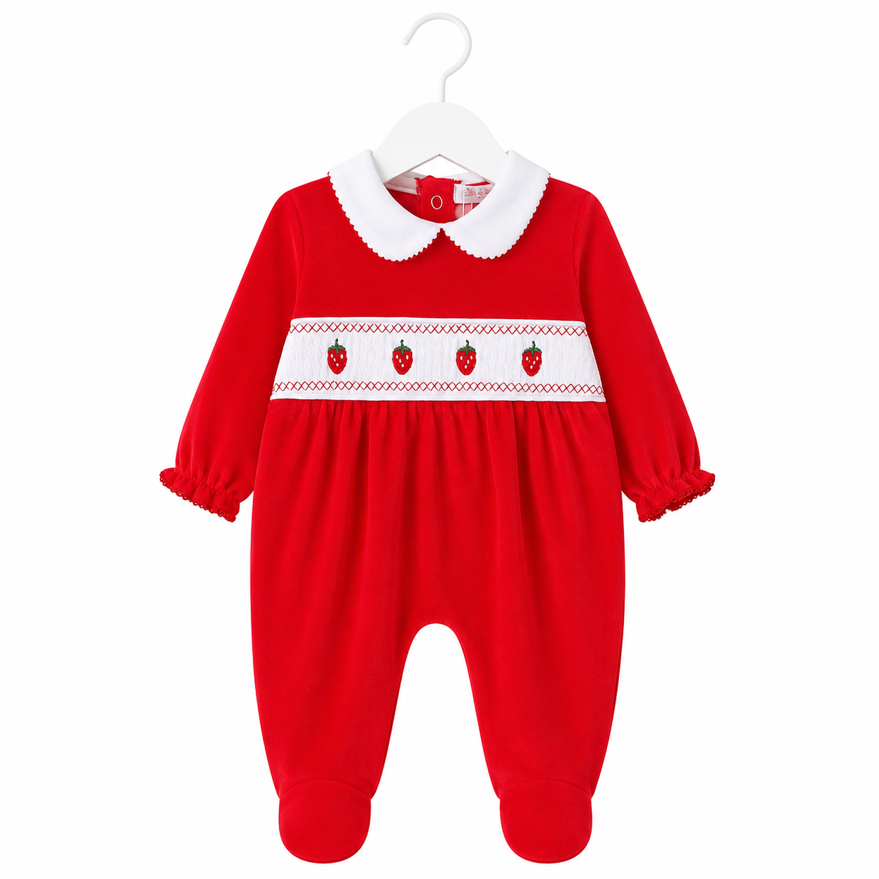 Red strawberry Babygrow
